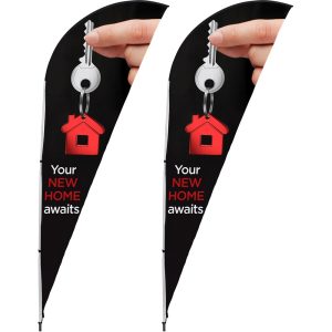 DEFAULT_1024X1024-1758 Legend 2m Sharkfin Flying Banner (Set of 2)